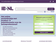Tablet Screenshot of ib.nl